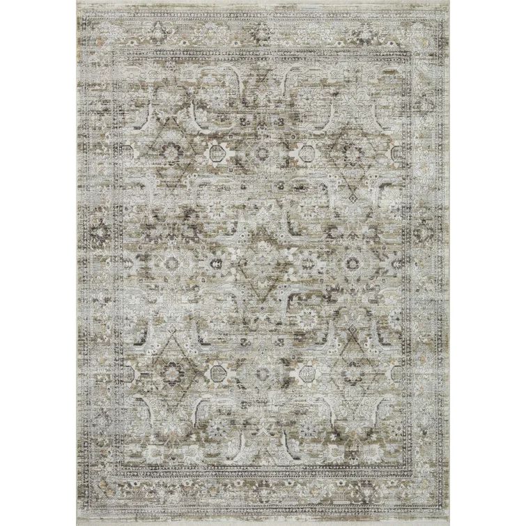 Oriental Area Rug in Moss / Stone | Wayfair North America