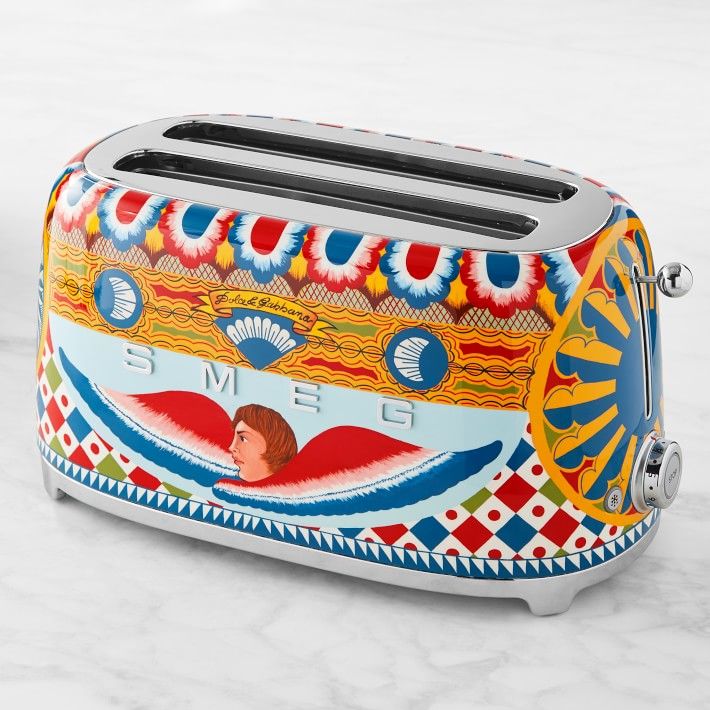 SMEG Dolce & Gabbana 4-Slice Toaster, Sicily is My Love | Williams-Sonoma