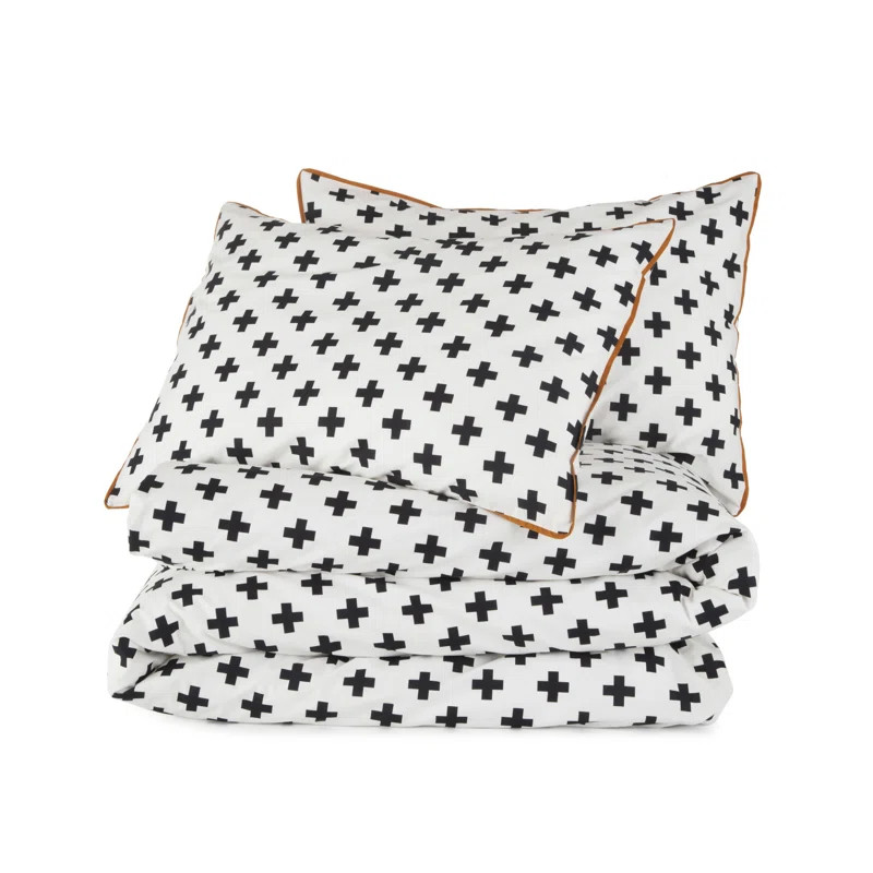 Waverly White Standard Cotton Comforter Set | Wayfair North America