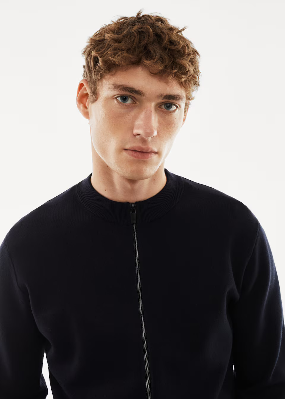 Wärmeregulierende cardigan mit reißverschluss -  Herren | Mango Man Deutschland | MANGO (DE)