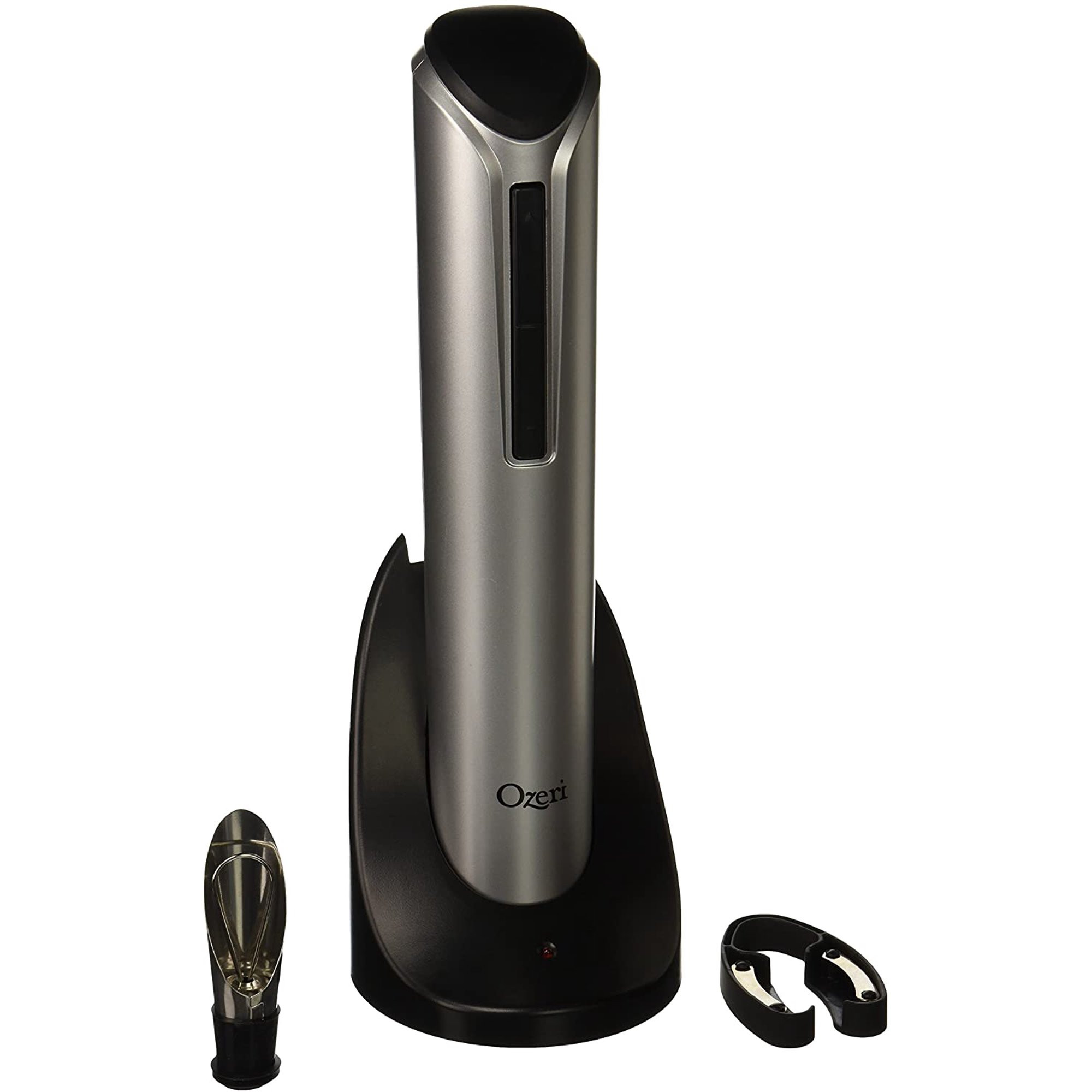 Ozeri Pro Electric Wine Bottle Opener with Wine Pourer, Stopper, Foil Cutter and Elegant Rechargi... | Walmart (US)