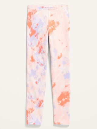 Printed Built-In Tough Full-Length Leggings for Girls | Old Navy (US)