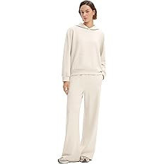 SUUKSESS Women 2 Piece Sets 2025 Oversized Hoodie Sweatshirt Wide Leg Sweatpants | Amazon (US)