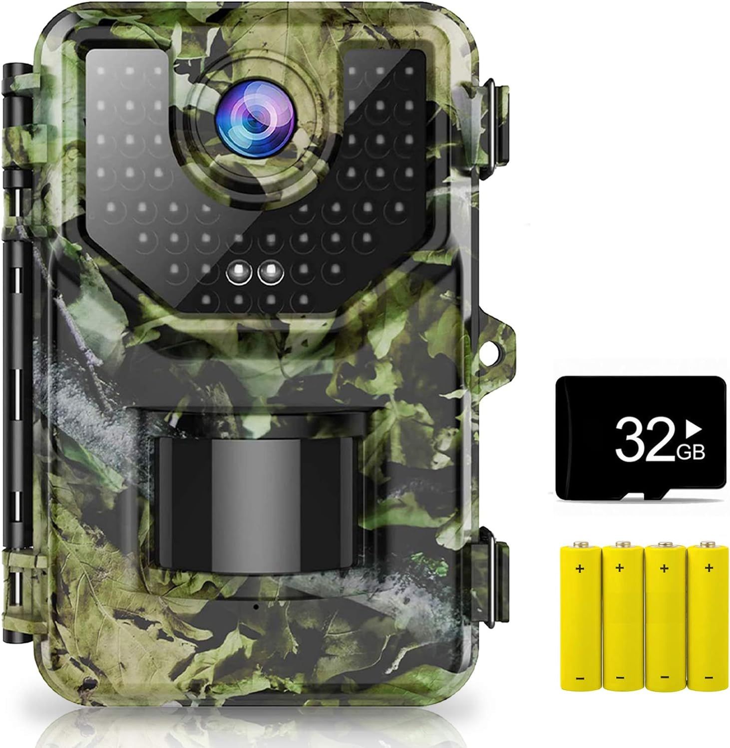 1080P 16MP Trail Camera, Hunting Camera with 120°Wide-Angle Motion Latest Sensor View 0.2s Trigg... | Amazon (US)