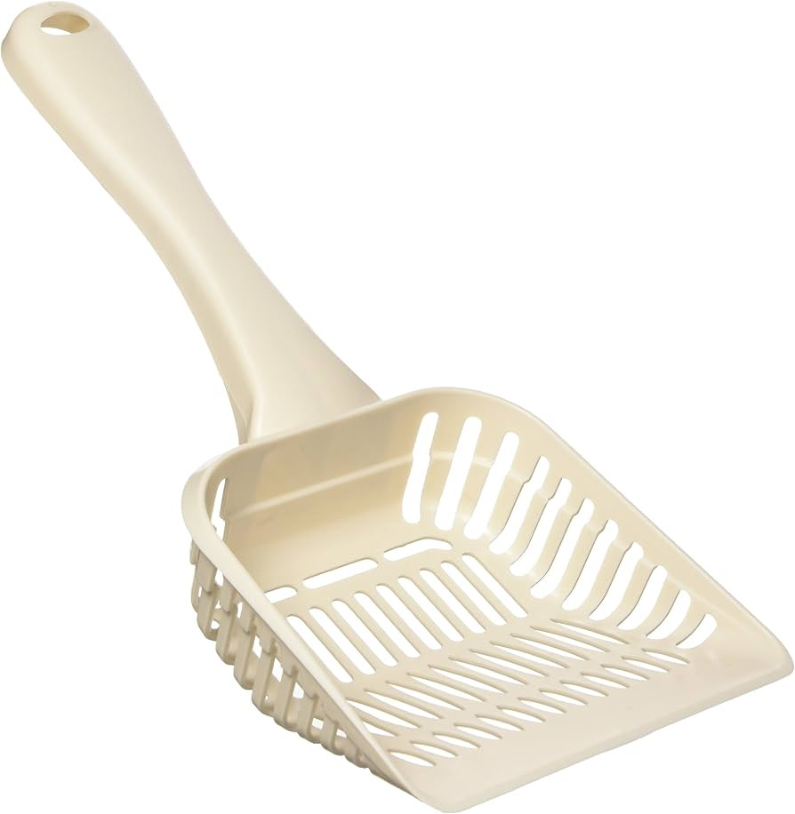 Petmate Litter Scoop with Deep Shovel for Cats, Giant Size, Bleached Linen | Amazon (US)