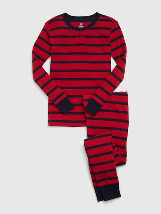 Kids 100% Organic Cotton Stripe PJ Set | Gap (US)