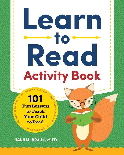 Learn to Read Activity Book: 101 Fun Lessons to Teach Your Child to Read (Paperback) | Walmart (US)