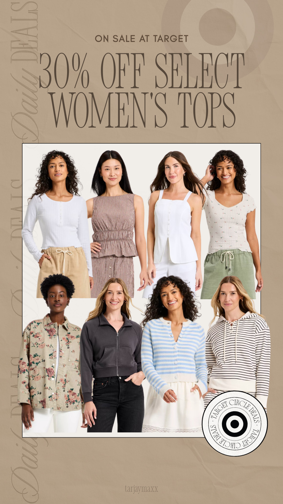 30% off women’s tops at target! A lot of easy everyday pieces in here that are actually good for layering into spring.
spring outfits 2026, easter dress women, easter outfits women, date night outfits, easter basket ideas, vacation outfits beach, spring dresses, plus size fashion, work outfits, country concert outfits, target tops, spring tops, casual outfits, everyday basics, target style 

 #LTKgrwm #LTKootd #LTKWorkwear