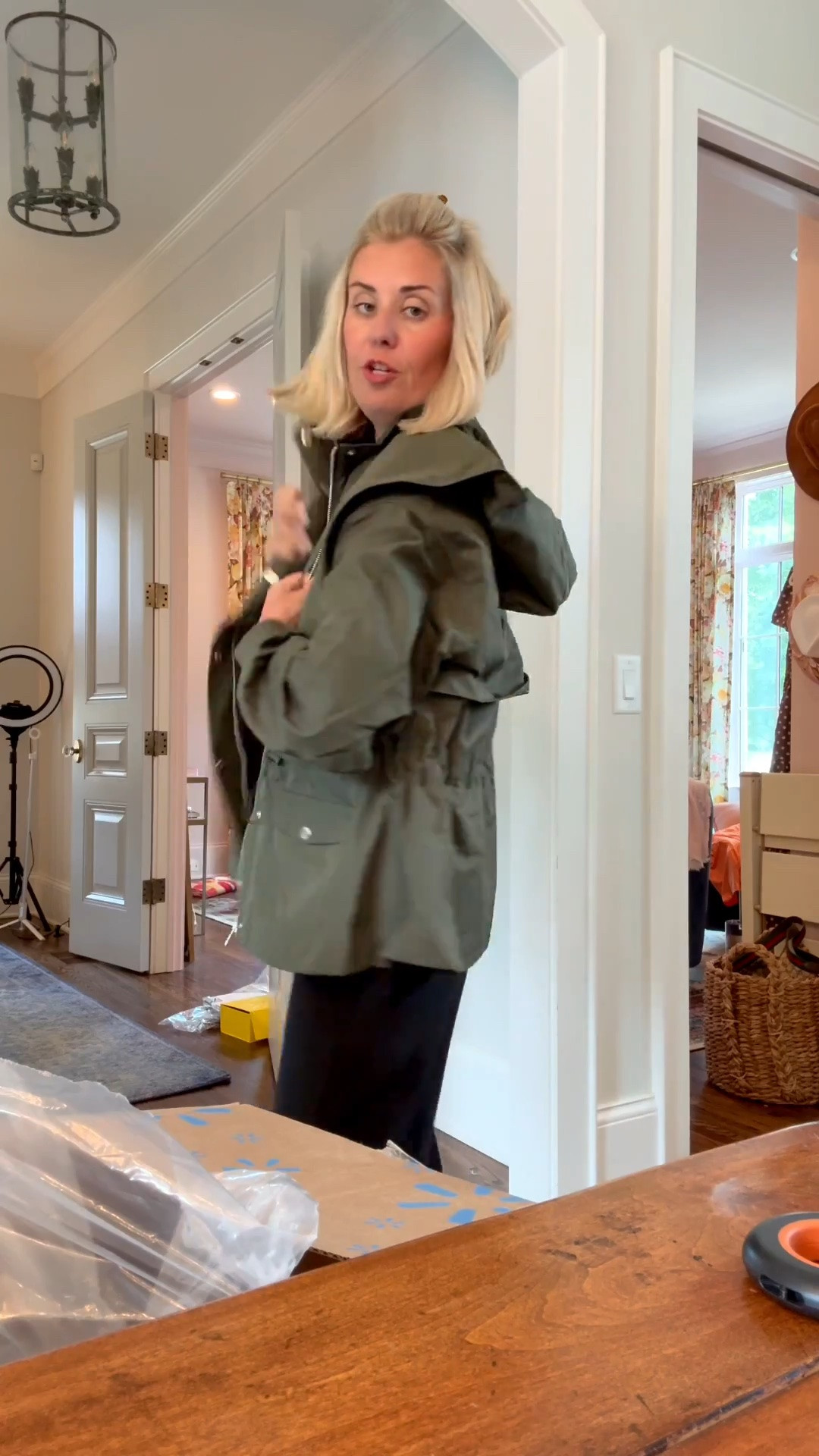 Sizing: 
Long-sleeve dress - xs 
Bomber Jacket - small
Flutter sleeve dress - small
Utility Jacket - xs
Skirt - 2

#LTKdayinmylife #LTKOver40 #LTKSeasonal