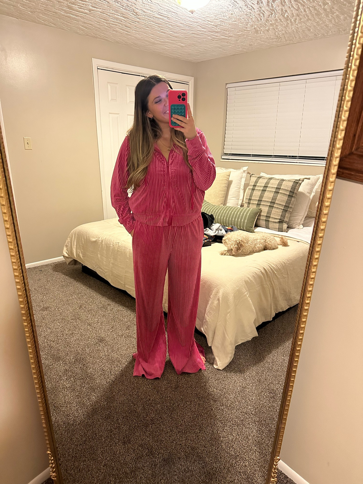 New favorite set from Target!!! So soft and cozy. Pants are TTS. I dozed up for a more oversized top!!! Wearing L top and M bottoms!

#LTKSeasonal #LTKfindsunder50