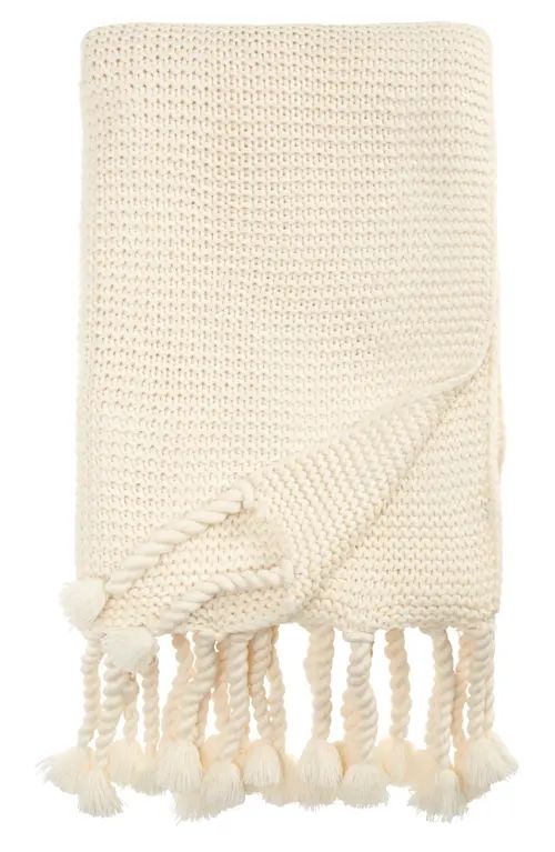 Pom Pom at Home Trestles Oversize Throw Blanket in Antique White at Nordstrom | Nordstrom