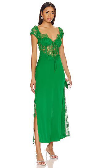 Casey Maxi Dress in Green | Revolve Clothing (Global)