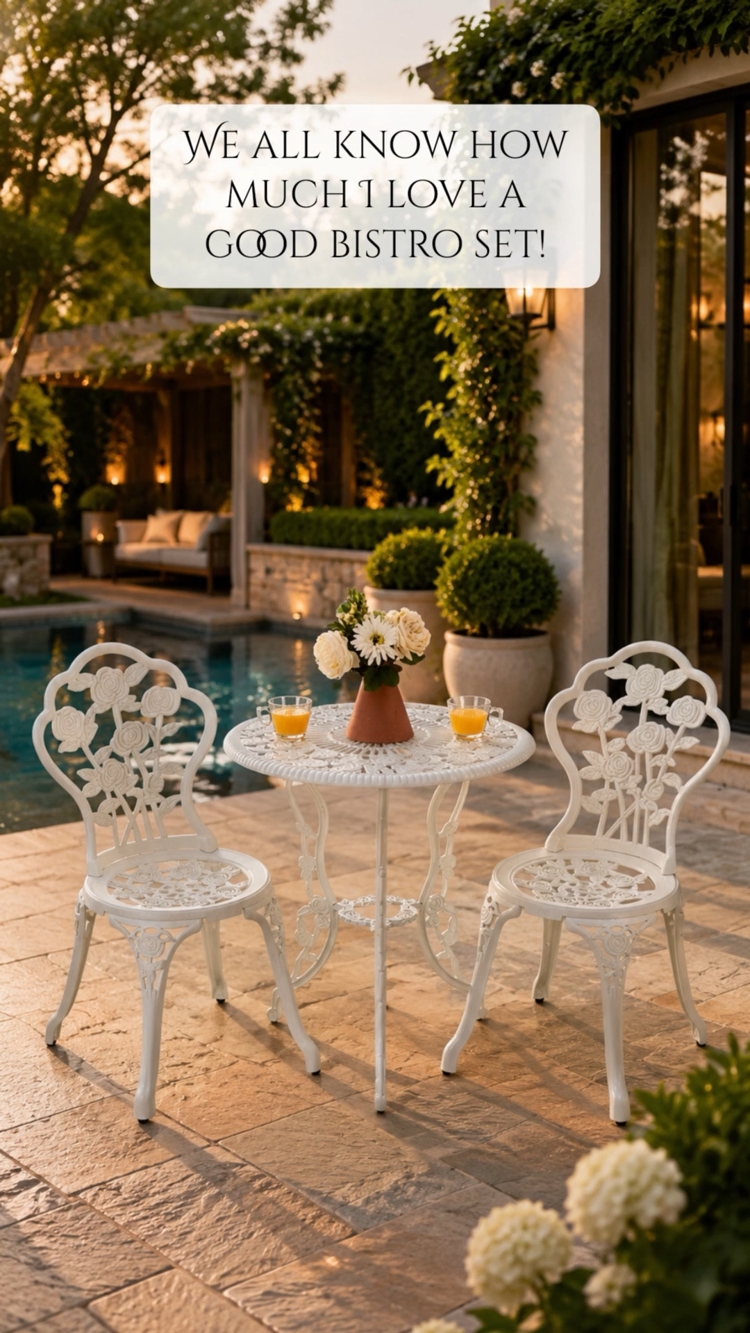 Literally obsessed with with bistro sets!

#LTKHome #LTKSeasonal #LTKSaleAlert