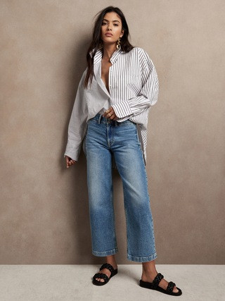 The Wide-Leg Crop Jean | Banana Republic (US)