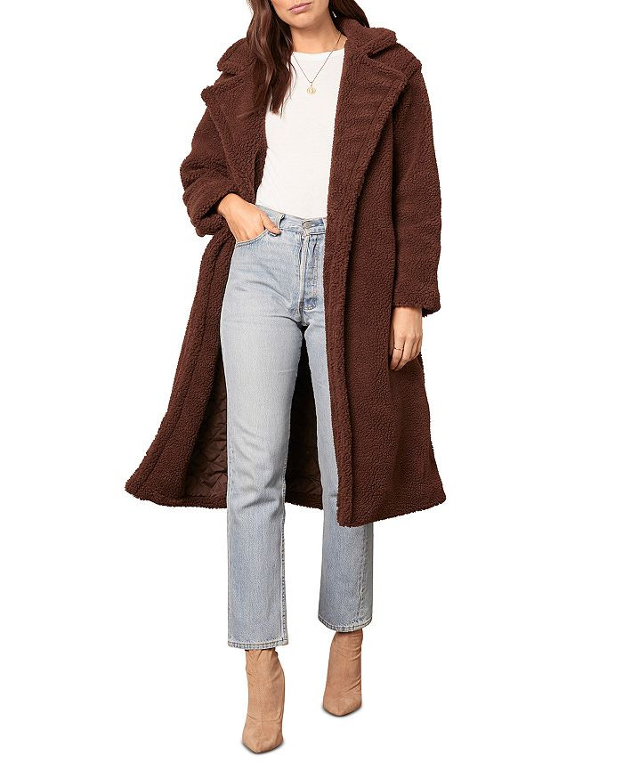 Notch-Lapel Teddy Coat | Bloomingdale's (US)
