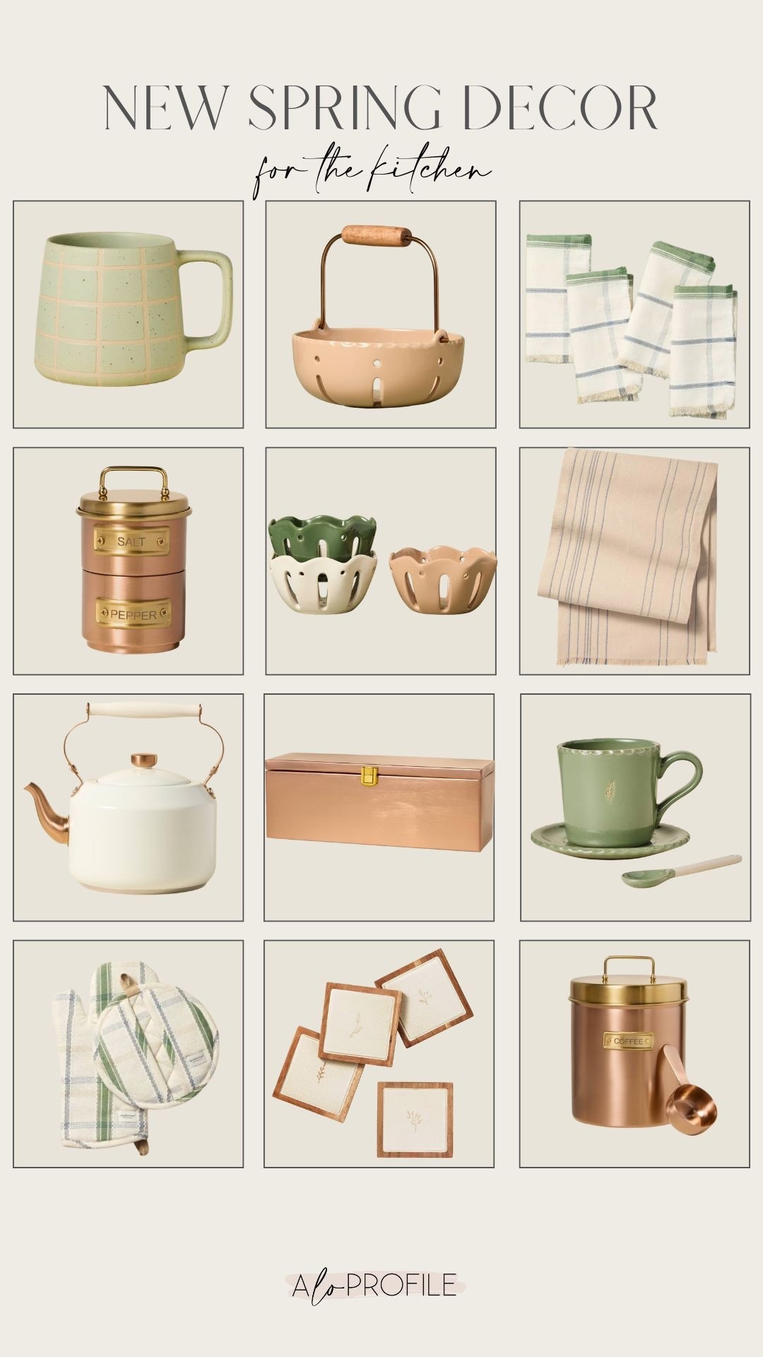 New spring decor for the kitchen via Hearth & Hand Magnolia ✨