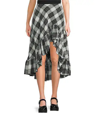 C&V Chelsea & Violet Asymmetric Ruffle Skirt | Dillard's | Dillard's
