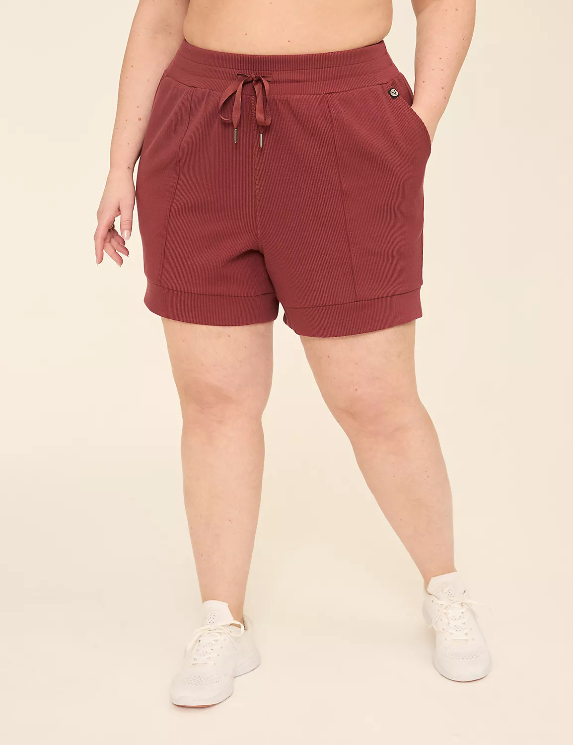 LIVI Ribbed Journey Short | Lane Bryant (US)