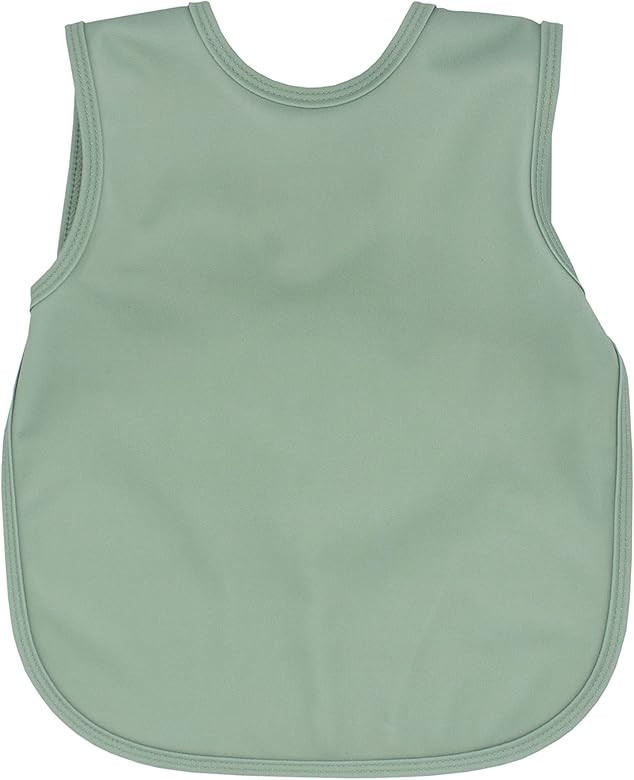 BapronBaby Solid Prints Bapron - No Neck Tie Safer Bib - Baby & Toddler - Soft Waterproof - PVC, ... | Amazon (US)