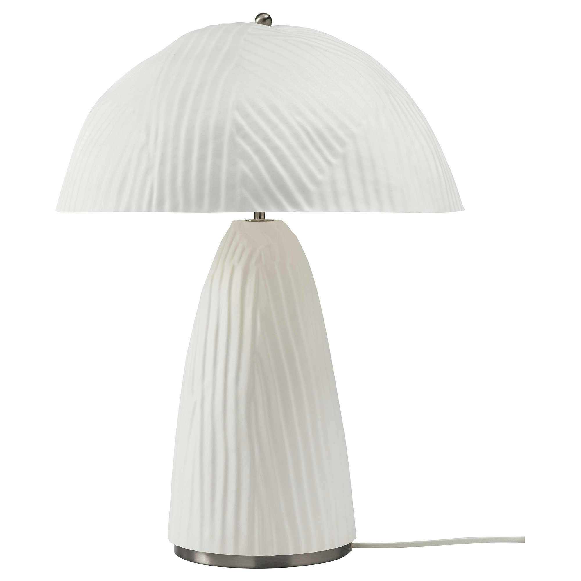 VINDKRAFT table lamp, white moulded paper pulp, 18"  - IKEA | IKEA US