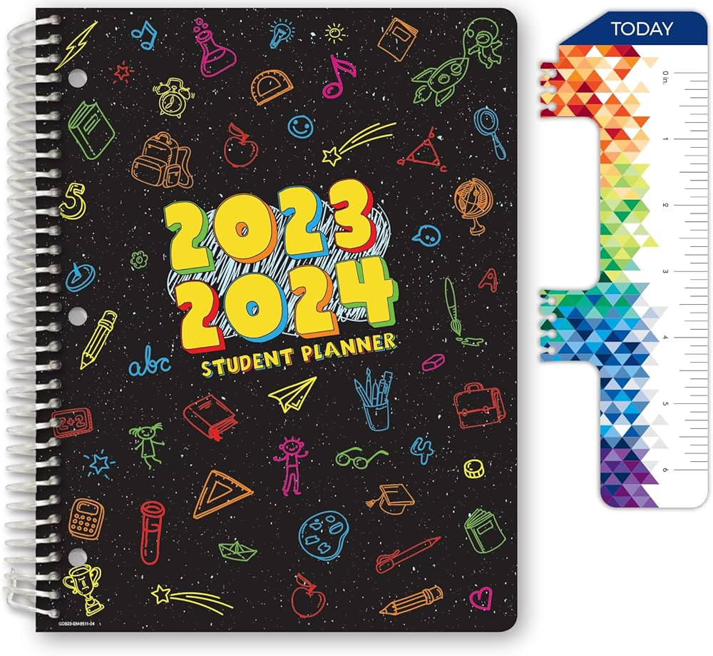 Global Datebooks Dated Elementary Student Planner for Academic Year 2023-2024 Includes Ruler/Book... | Amazon (US)