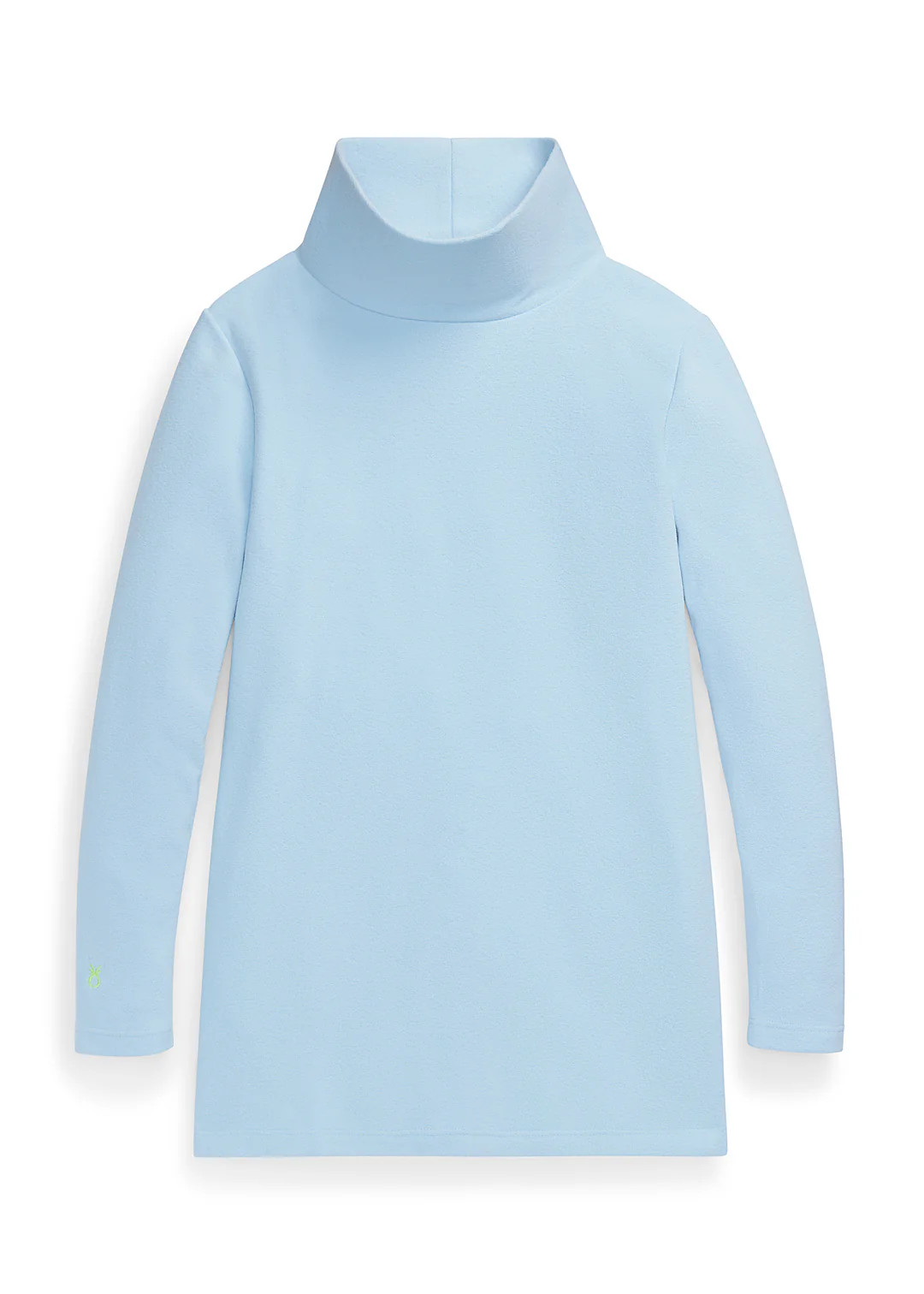 Cobble Hill Turtleneck in Terry Fleece (Ice Blue) | Dudley Stephens