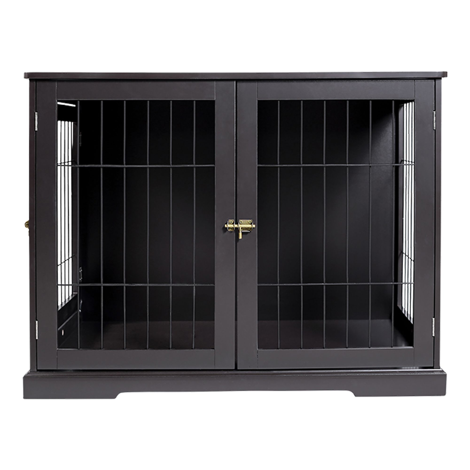 TRIXIE 2-in-1 Wood & Wire Pet Crate End Table, Medium/Large, Brown | PetSmart