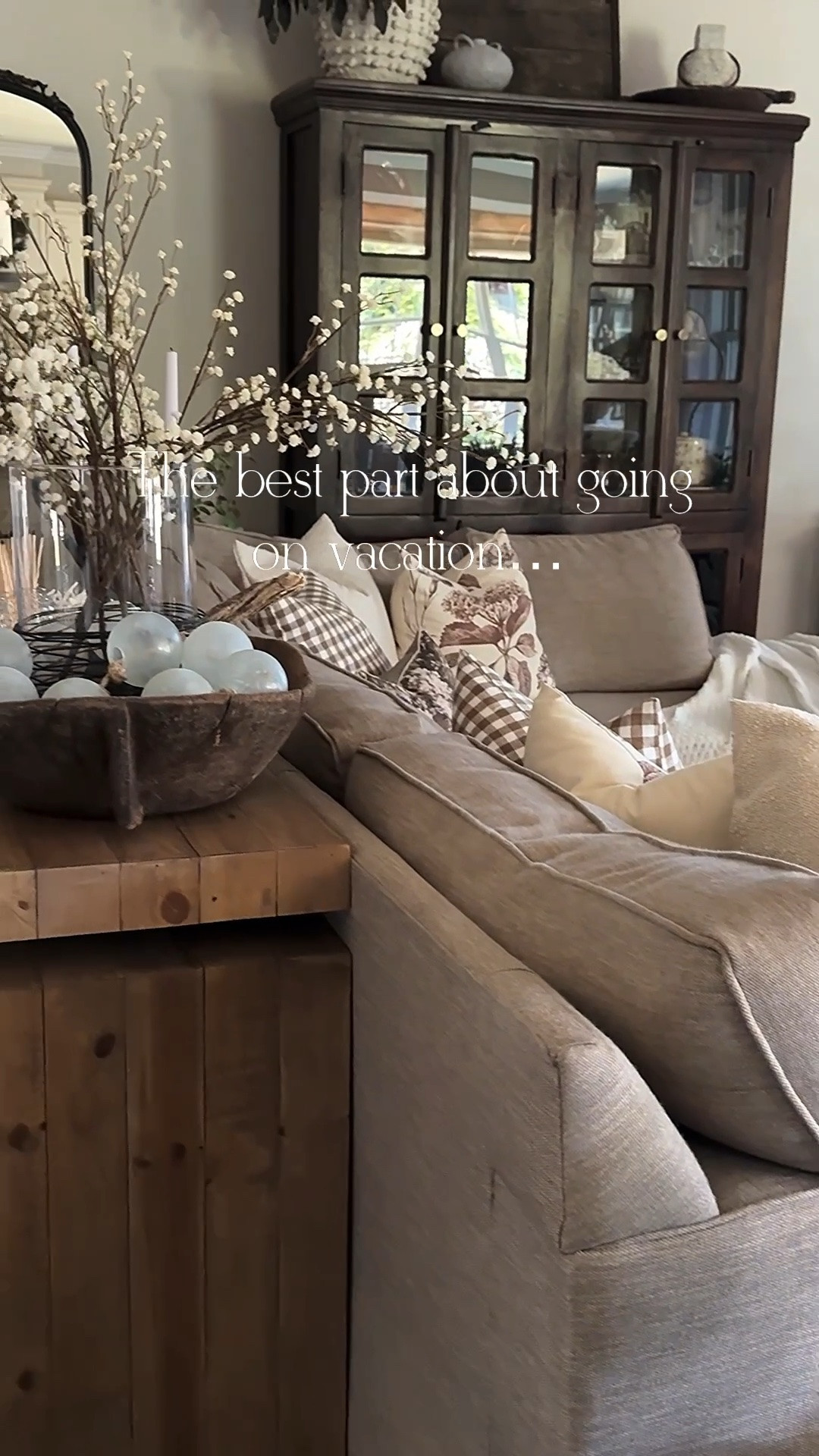 Love Coming Home To This!!

Summer home, summer living room, summer bedroom, moody study, summer kitchen, console table, sea glass garland, large vintage wood bowl, faux baby’s breath stems, eucalyptus stems, white berry stems, taupe vase, glass cylinder, pedestal for candle, upholstered side chair, floor lamp with woven shade, woven storage boxes, vintage inspired magnifying glass, Kantha quilt, summer pillow covers, pillow inserts, gold oyster shell capiz chandelier, office desk, office chair

#LTKSeasonal #LTKstorytime #LTKHome