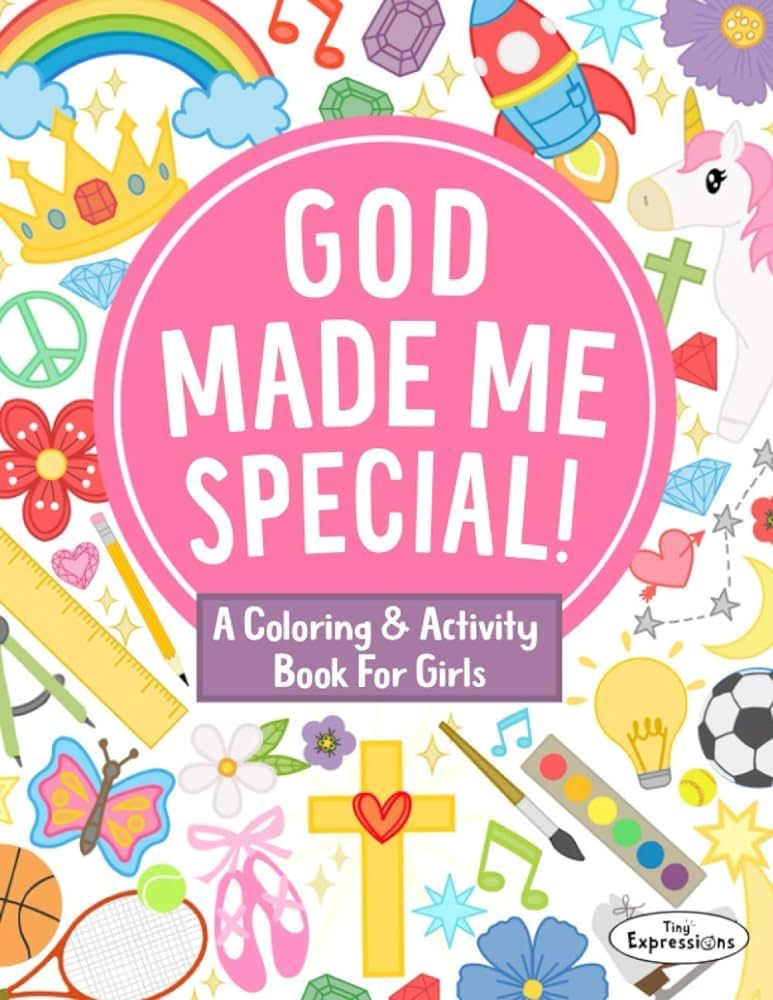 A Coloring & Activity Book for Girls: God Made Me Special!: 30 Pages of Bible Verses and Christia... | Amazon (US)