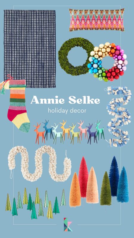 Annie Selke holiday decor, Christmas decor, Annie Selke 25% off sale, colorful Christmas, colorful Christmas decor, bottlebrush trees, felt garland, rainbow wreath 

#LTKsalealert #LTKhome #LTKHoliday