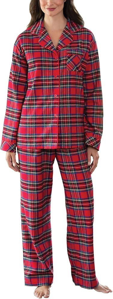 PajamaGram Winter Pajamas For Women - Flannel Pajamas Women | Amazon (US)