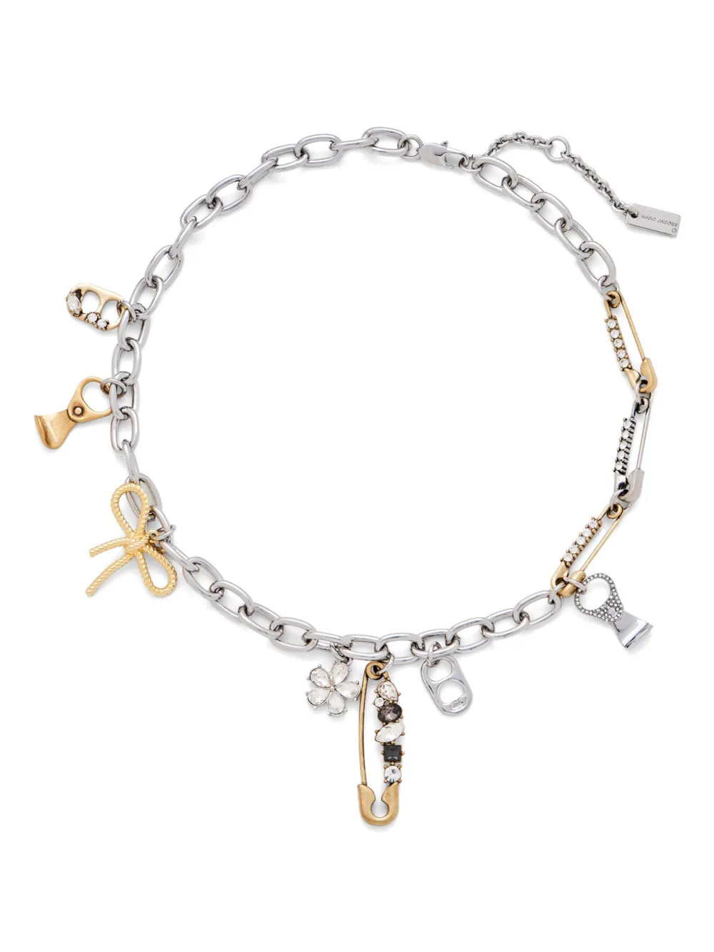 Marc Jacobs Grunge Glam Charm Necklace | Silver | FARFETCH | Farfetch Global