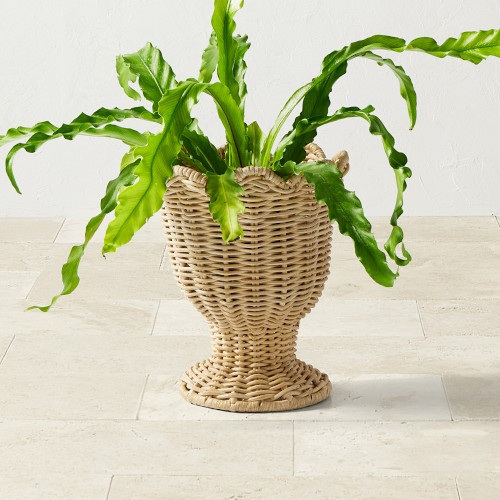 Woven Urn Planter, Small | Williams-Sonoma