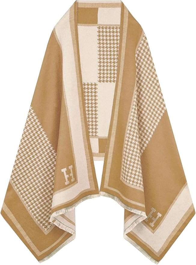 Women's Reversible Pashmina Shawl Wrap for Women Big Scarf Holiday Gifts | Amazon (US)