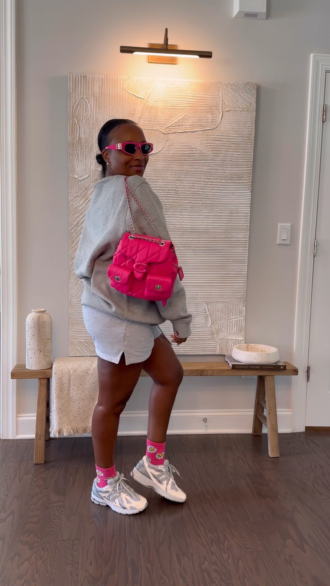 Casual outfit for running errands 

Sweater is men’s size XL 