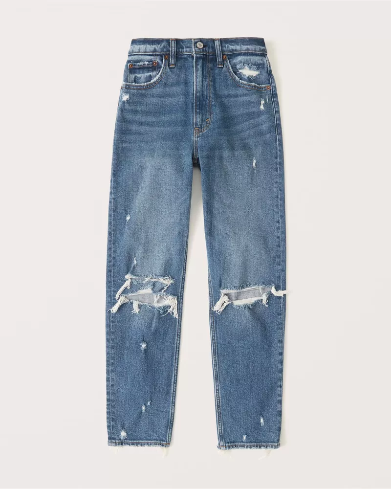 High Rise 80s Mom Jeans Abercrombie