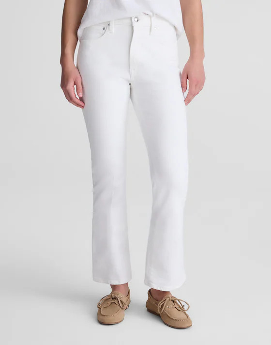 The Flare Crop Jean in Super Stretch Denim | Madewell