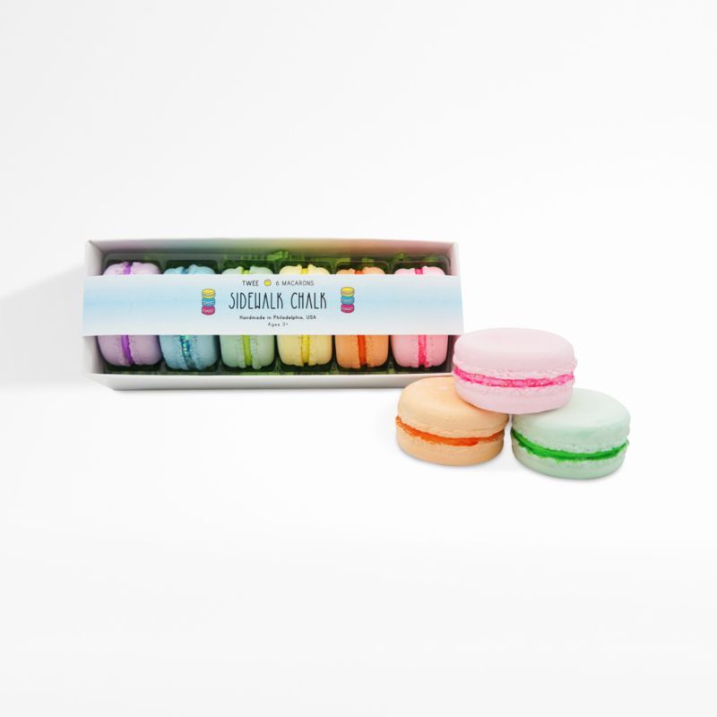 Petite Macaron Sidewalk Chalk Set for Kids + Reviews | Crate & Kids | Crate & Barrel