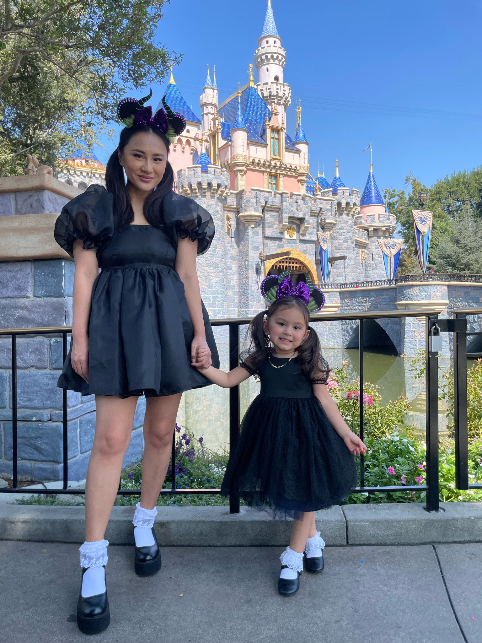 Halloweentime with Mommy and Me at Disneyland! This year we wanted to be villains 🦹🏻‍♀️  Our Minnie ears light up too!

#LTKfamily #LTKSeasonal #LTKHalloween