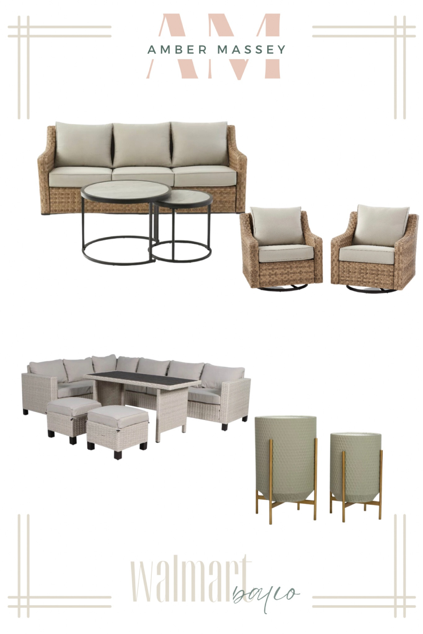 Walmart Patio Sets on Sale. We had the sofa and the chairs for years and the quality is amazing. Both sets are great for entertaining and outdoor BBQs.

#LTKsalealert #LTKhome #LTKSeasonal