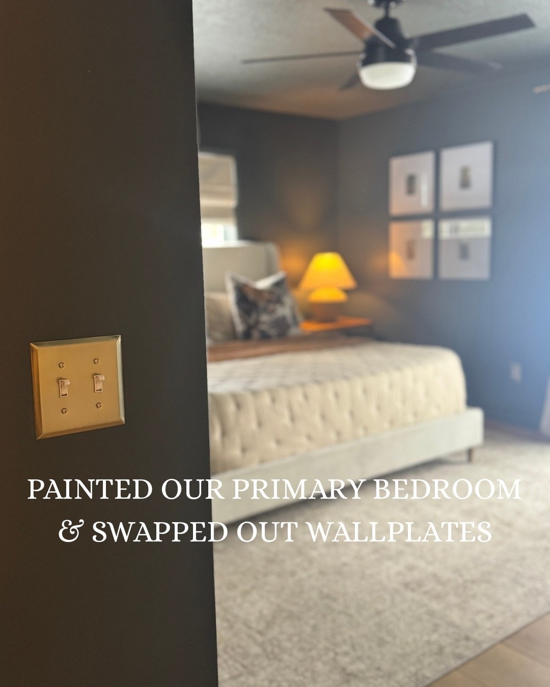 Obsessed with our wall plates? They’re the Amerelle wall plates- Small detail, big impact ✨