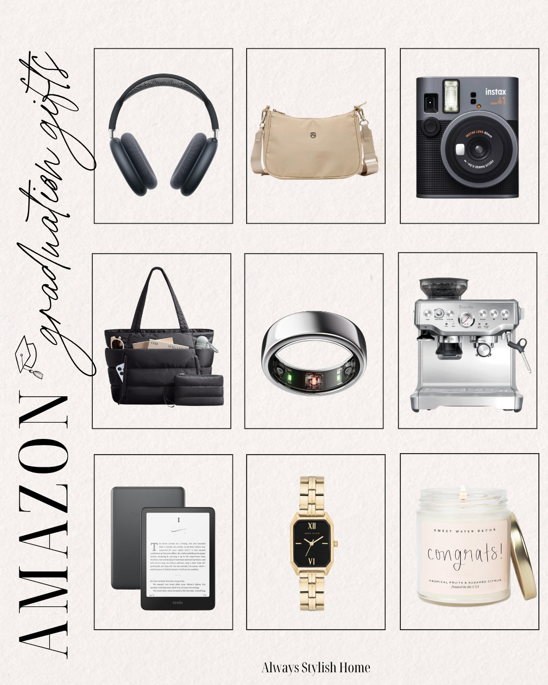 Graduation Gift Guide! 🎉🎓 The best amazon graduation gift ideas for him, gifts for her, gifts for anyone graduating this year! Grad gifts, amazon gifts, amazon gift guide
 

 #LTKdayinmylife #LTKSeasonal #LTKTravel