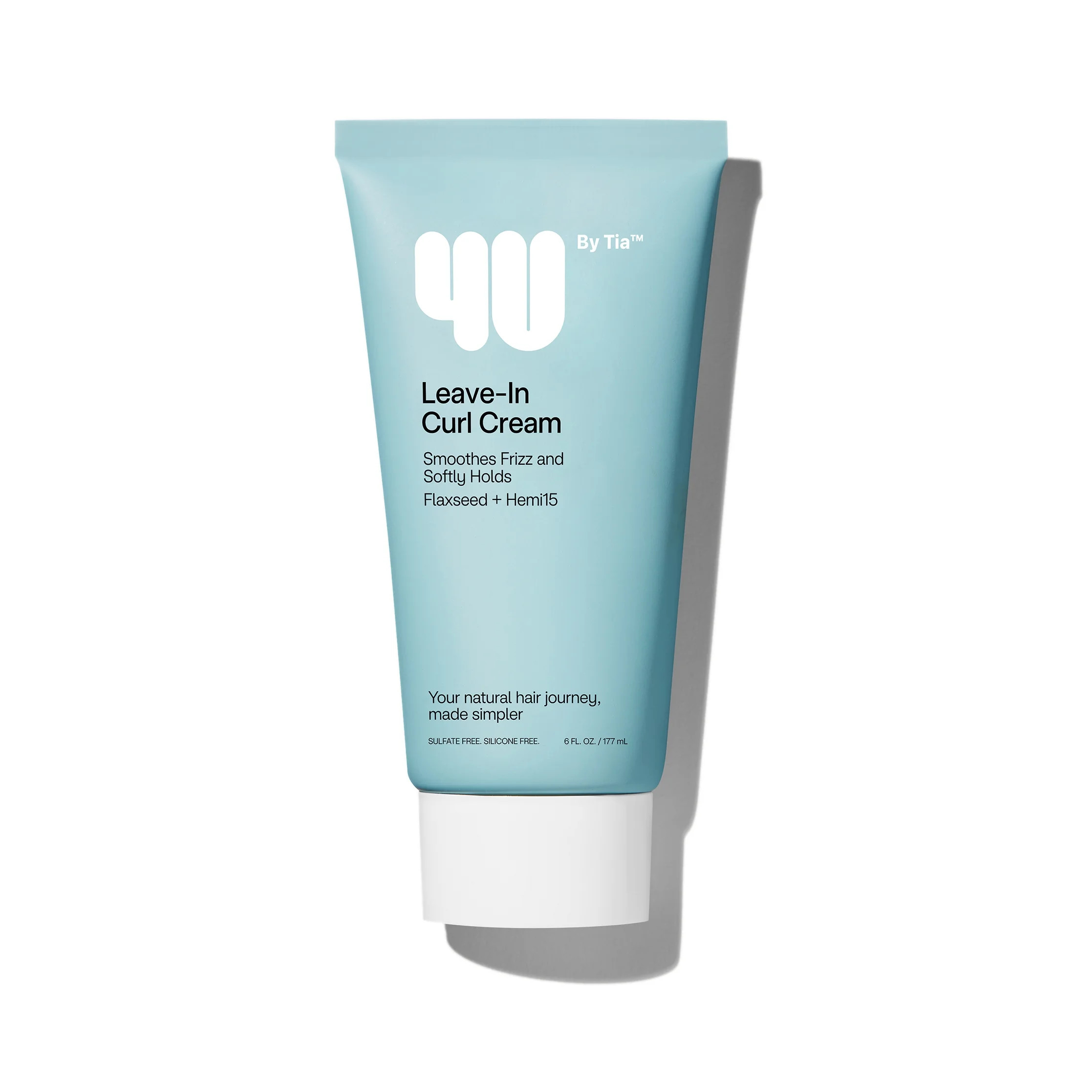 4U by Tia Leave-In Curl Cream with Flaxseed and Hemi15, 6 fl oz | Walmart (US)