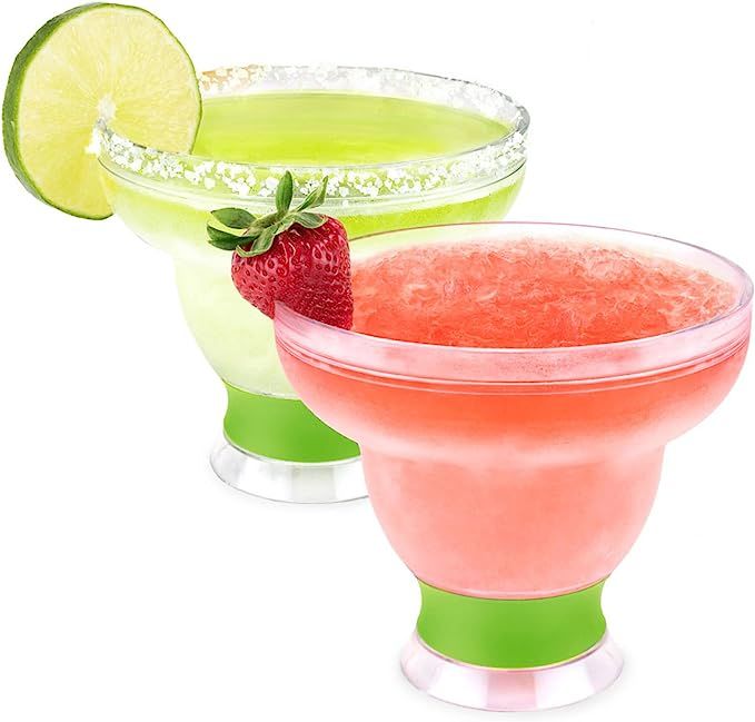Host Freeze Stemless Margarita Glasses, Double Walled insulated Margarita Cups, Frozen Cocktail G... | Amazon (US)