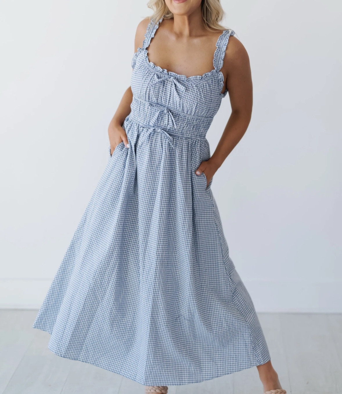 Ok I found the most darling gingham dress that is super similar to the Doen Emmaretta Dress! 75% cotton + 25% linen and only $59 with code “friend20”!! 

#LTKFindsUnder100 #LTKSummerEdit #LTKBump