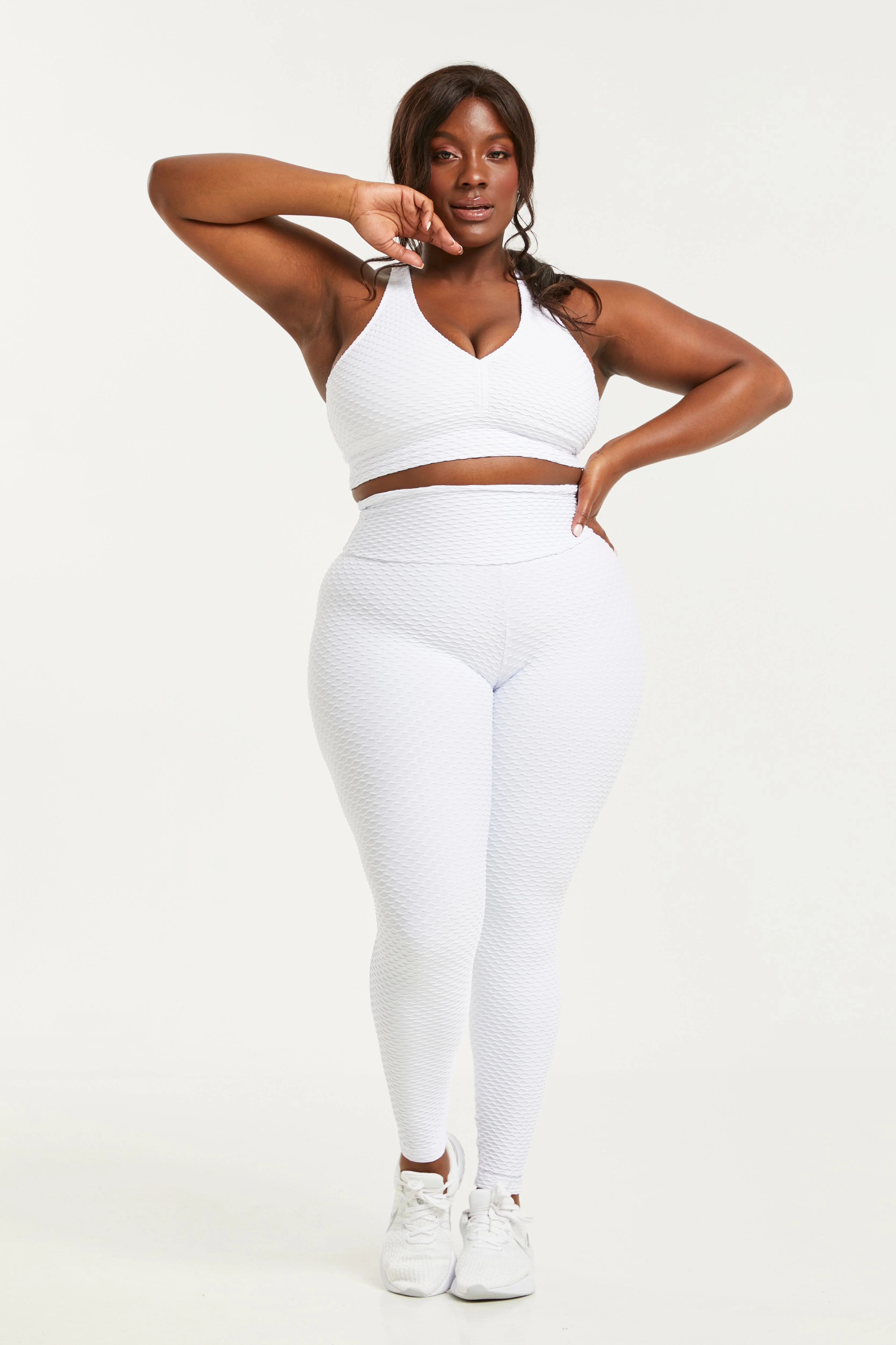 Croco Skin Leggings White (FINAL SALE) | Booty by Brabants