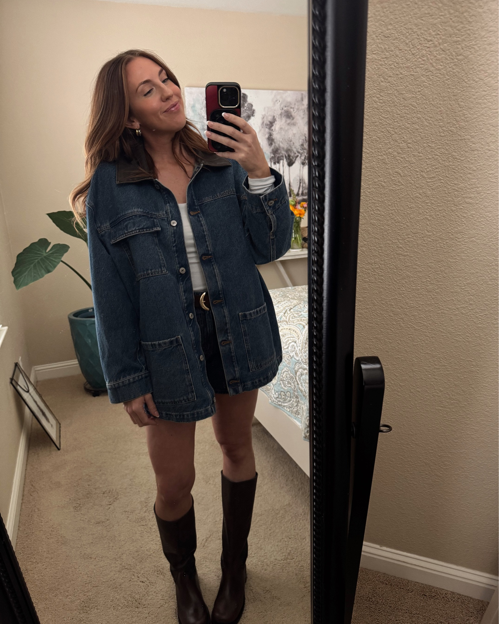 Canadian tuxedo for GNO 💙

#LTKSeasonal #LTKShoeCrush #LTKStyleTip