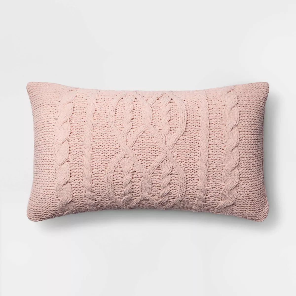 Oversized Cable Knit Chenille Throw Pillow - Threshold™ | Target