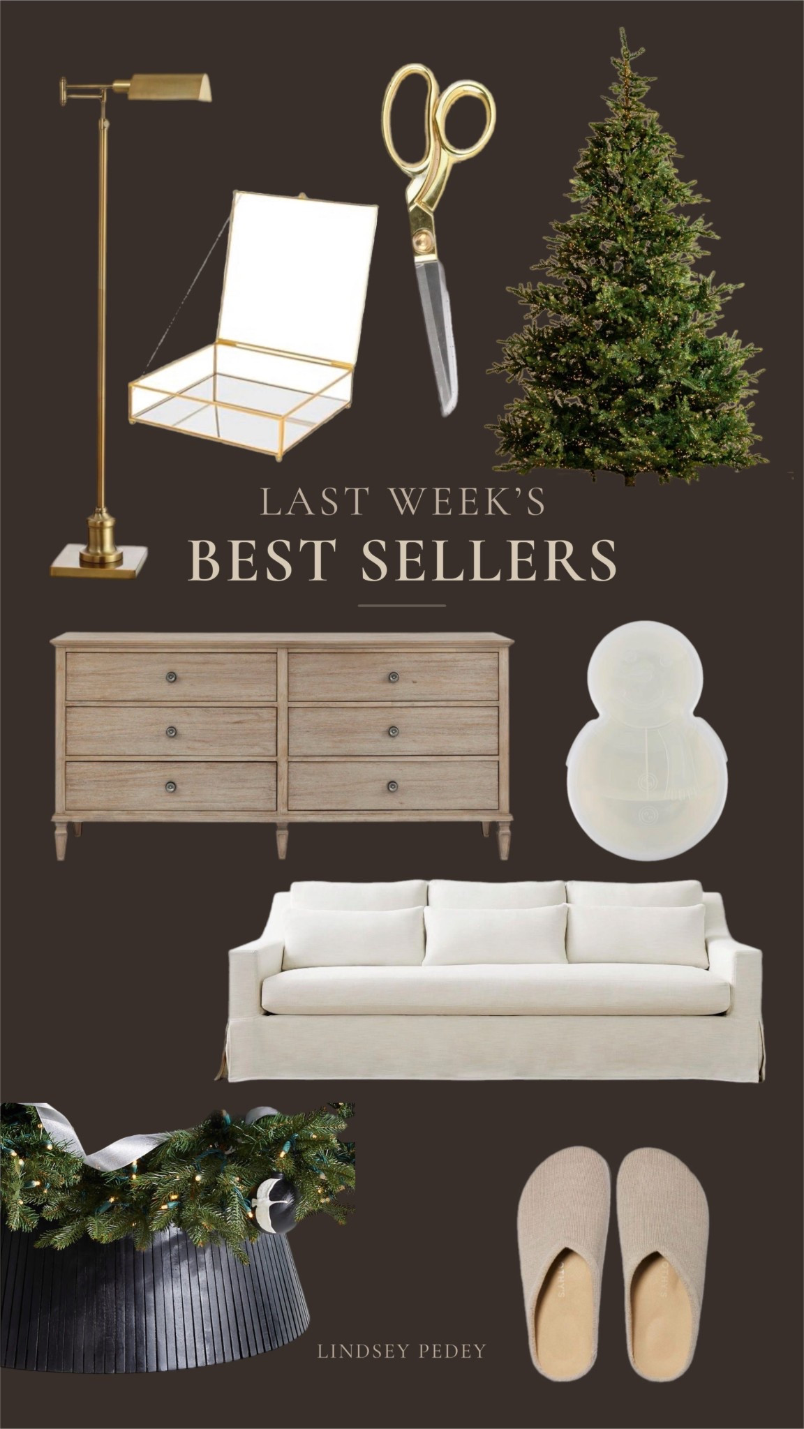 Last weeks best sellers! 

Dresser, sofa, pottery burn, Wayfair, teacher gift, glass box, card, display, floor, lamp, tree skirt, tree, collar, clogged, gifts for her, gift, guide,Rothy’s, Christmas tree, pre-lit tree, McGee and Co, studio McGee, best seller 

#LTKHome #LTKHoliday #LTKGiftGuide