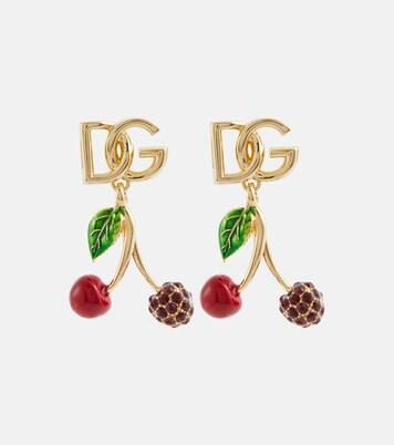 Logo Cherry embellished earrings | Mytheresa (US/CA)